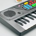 Big Fun 61 Keys Keyboard Piano , Piano for Kids With Microphone Portable Electronic Keyboards For Beginners Multi Keys Musical Toy for 3/4/5/6/7 Year Old Girls Boys - 61 Keys - Black. 