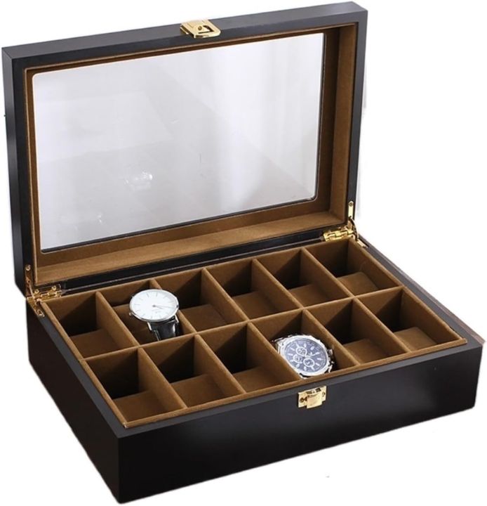 6%20Slots%2012%20Slots%20Luxury%20Wooden%20Watch%20Boxes%20Watches%20Display%20Case%20Jewelry%20Holder%20Storage%20Organizer%20-%20Image%203