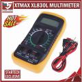 XTMAX XL830L Digital Multimeter, Multi Meter Manual Ranging Includes Volt Meter Digital, Ammeter, Ohmmeter with Backlight LCD. 