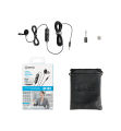Boya by M1 professional collar microphone Lavalier 3.5mm Audio Video Recording Mic for Smartphone. 