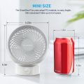 SmartDevil New USB Desk Fan, Small Personal Desktop Table Fan with Strong Wind, Quiet Operation Portable Mini Fan for Home Office Bedroom Table and Desktop (White) uk import. 