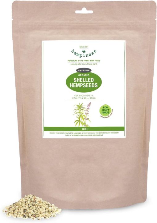 Hempiness Organic Shelled Hemp Seeds 113 gm