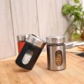 2 Pcs Glass Storage Salt and Pepper Shakers/Herb and Spice Container Shaker Seasoning Bottle/Glass Spice Containers Bottles Jars. 