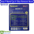 Mechanic Imax 9 Nand Cpu Ic Glue Remover Blade Edge Glue Scraper Ultra Thin Knife 20 in 1 Blade Set by electrica. 