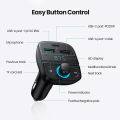 UGREEN__ Car Bluetooth Adapter - Car Charger + Bluetooth FM Transmitter PD/QC 3.0/4.0, Support Hand-Free Calling/MP3 Audio Playing/TF&USB Driver/Voltage Display. 