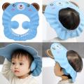 【HOT】 Cute Cartoon Adjustable Baby Shampoo Cap Waterproof Ear Protection Hair Wash Hat Baby Bath Shower Cap Kids Items Swim Head Cover. 