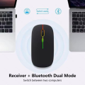Wireless RGB Mouse + Dragon Design Mouse Pad - 7 Light Color Mouse with Mouse pad. 