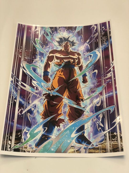 All Dragon Ball Z Anime movie asthetic a4 size vinyl sticker poster