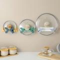Adjustable Pot Lid Holder Wall-Mounted Hanging Holder For Pan Pot Cover Rack Kitchen Organizer Plastic Kitchen Rack. 