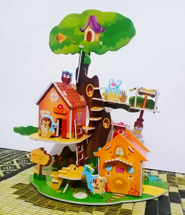3D%20DIY%20Puzzle%20Castle%20House%20%7C%20Toys%20Early%20Learning%20Puzzle%20Jigsaw%20Interesting%20Learning%20Educational%20Toys%20For%20Children%20-%20Wooden%20and%20Foam%20-%20Image%202