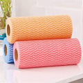 50 wipes(20x30cm) per roll Washable and Reusable Tissues Kitchen Printed Tissue/Towel Paper Roll All-Purpose Disposable Reusable Kitchen Wipes Cleaning Cloths Mighty Cloths - (Orange Color only). 