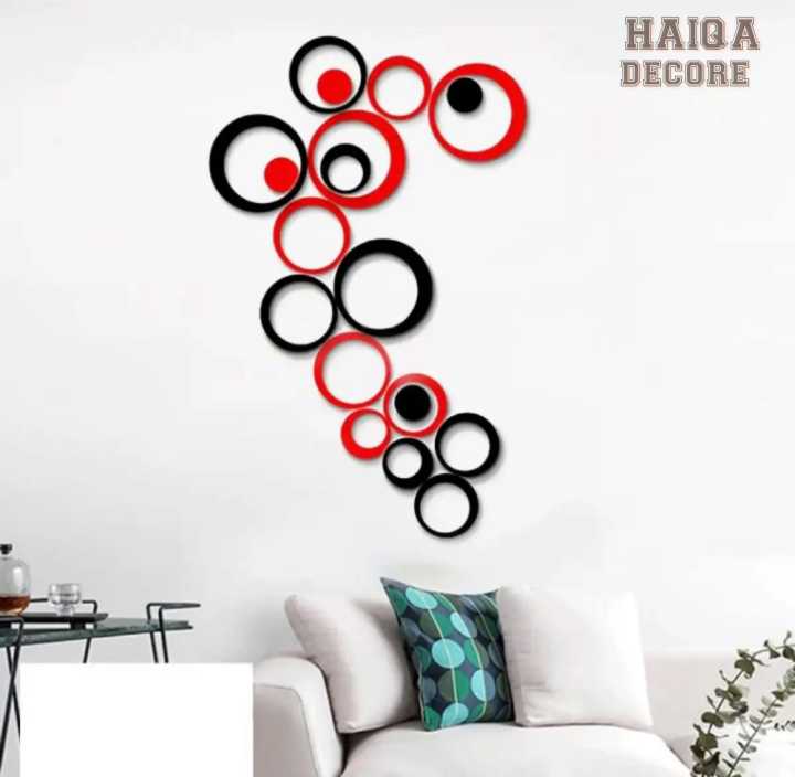 Wooden Ring Circles, Wall Decor Items, Wall Decor Rings, Living Room Decoration Items, Beautiful Round wooden Rings, Wall Art, Wall Decoration, 3D Wooden Circles