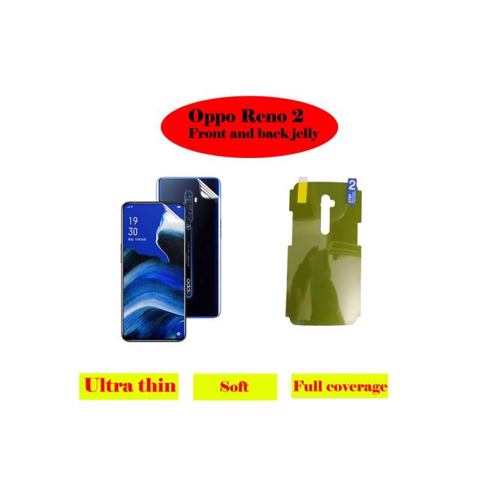 Oppo Reno 2 - Screen Protector Jelly for front screen and back both