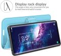 for TCL 20 Pro 5G case,with Card Holder PU Leather + [TPU Shell][Kickstand][Card Slots] Magnetic Folio Cover for TCL 20 Pro 5G Phone Case. 