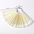 False Nails Tips Display Nature Clear Black Chart With Ring Polish Palette Stand Nail Design Tools Manicure Tips Practice Tool. 