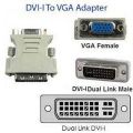 DVI D Male to VGA Female Plug Adapter VGA to DVI / 24 + 1Pin / 24 + 5 Pin Male to VGA Female Adapter / DVI TO VGA CONNECTOR (DVI Male to VGA Female). 