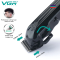 VGR V-282 Adjustable Hair Cutting Machine | Professional Rechargeable Barber Electric Hair Clipper for Men. 