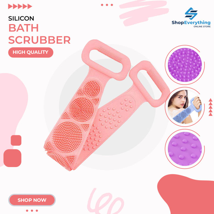 High Quality Silicone Bath Body Brush Soft Rubbing Exfoliating Massage For Shower