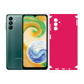 Back Paper For Samsung Galaxy A04s Self Adhesive Lamination Anti-Stain 0011 MAGENTA Sheet Wrap Cover. 