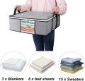 Pack of 2 New Collapsible Bamboo Charcoal Organizer Bag Clothes Sweater Closet Storage Box by Huggy Store. 