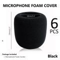 6 PCS Microphone Covers Microphone Windscreen Sponge Cover Hand Mic Foam Cover Protective Cap for Handheld Mic. 