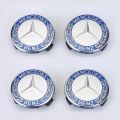 4pcs Mercedes-Benz Wheel Center Rim Caps Car Tire Hub Cap Replacement 75MM 60MM Fits all Models. 