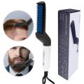 Beard Straightener Comb Brush Electric Multifunctional Hair Mini Hair Straightener Quick Hair & Beard Straightener Styler Comb For Men. 
