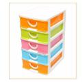 5 Layers Multi Colour Mini Desktop Small Drawers Box For Store Makeup Jewelry, Other Things Kids Cupboard. 
