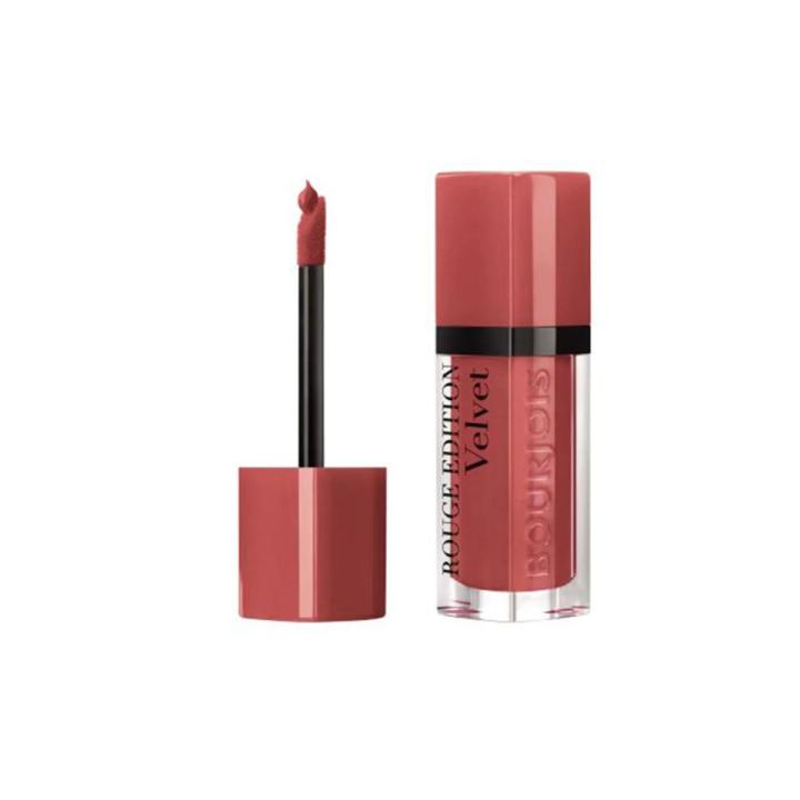 Bourjois - Lips Rouge Edition Velvet - T12 Beau Brun - Beauty by Daraz