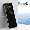 Square Plating Multi Color Casing For Xiaomi Redmi Turbo 3 5G 2024 Turbo3 RedmiTurbo3 Side Silicone Soft Shockproof TPU Camera Protect Anti Drop Phone Case Back Cover. 
