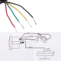 1 PCS Air Fuel AFR Gauge with LED Display 2 Inch (52mm) Air Fuel Gauge Kit Black Plastic Automotive Supplies for 12V Car. 