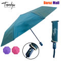 TRENDZIO Travel Umbrella Automatic Open Close Water Repellent Fabric Folding Umbrella Super Strong 8 Ribs Umbrella for Rain Sun protection. 