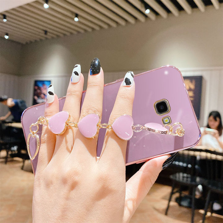 COROGI%20for%20Samsung%20Galaxy%20J5%20Prime%20Back%20Cover%20with%20Love%20Heart%20Bracele%20Chain%20Luxury%206D%20Plating%20Square%20Frame%20Shiny%20Case%20Camera%20Lens%20Protection%20Soft%20Silicone%20Mobile%20Phone%20Cases%20-%20Image%204