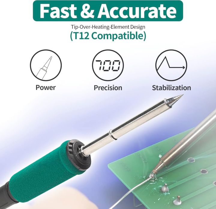 YIHUA%20948DB+%20II%20Soldering%20Iron%20Station%20Kit%20compatible%20for%20T12%20solder%20iron%20tip%20with%202%20tips%20with%20%C2%B0F-%C2%B0C%20Conversion,%20Sleep%20Mode,%20Auto%20Shutdown,%20Preset%20Channels,%20Calibration%20Functions%20-%20Image%202