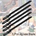 5pcs Set Jigsaw Blades For Fast Cutting Straight Wood Sheet Cutting 4 mm Jig Saw Blade Tool Accessories. 