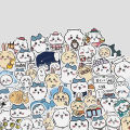 60pcs Cute Chikawa Anime Stickers Waterproof Decals DIY Laptops Water Bottles Phones Decorative Stickers Perfect For Gift. 