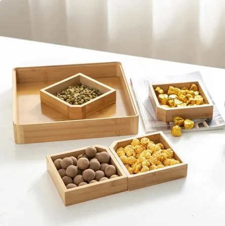 Techmanistan%204/6%20Compartments%20Bamboo%20Wooden%20Tray%20With%20Transparent%20Lid,%20Bamboo%20Wooden%20Divided%20Serving%20Tray%20with%20Clear%20Acrylic%20Lid%20Dried%20Fruit%20Storage%20Box%204%20Grid%20Nuts%20Platter,%20Multiple%20Compartments%20Serving%20Tray,%20Multifunction%20Snack%20Storage%20Container%20-%20Image%203