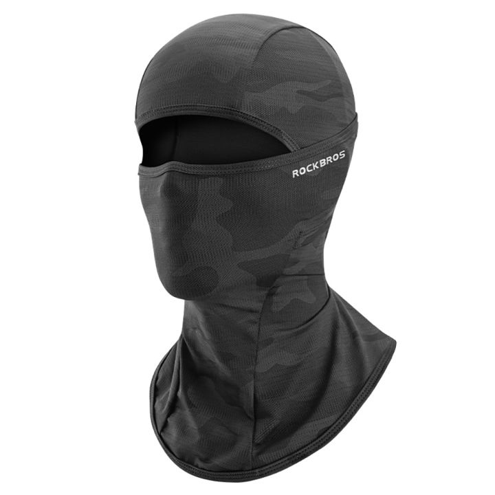 Face Mask UV Protection Breathable Full Head Black