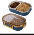 ATN AS Tedemei Stainless Steel Rectangular Insulated Lunch Box with Mini Salad Box- 710 ML. 