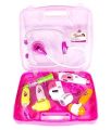 Doctor Set Pretend Play Toy with Light Sound Effects, Pink. 