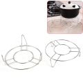【FUN LIVE】 1PC Stainless Steel Steamer Food Kitchen Cookware Steamer Rack Insert Stock Cooking Steaming Stand Kitchen Heating Supplies. 