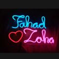 Customize Neon Big Sizes Sign Board- Neon Names - Name Plates - Customize Neon Light Names Board  for Wall Decore. 