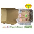Natureza assorted box of 6 x soaps organic handmade. 