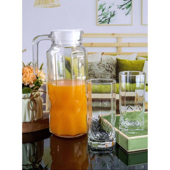 Luminarc 7pcs Plain Octime Diamond Water Set