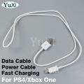 1 piece Charging Data Cable For Xbox One/PS4 Micro USB Extension Cable Game Controller Power Cord For Mobile Phone Data Cable. 