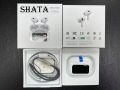 Shata - A9 Pro Touch Screen LED Ear Buds ANC Wireless TWS Earbuds - Airpods Pro - Bluetooth 5.4 & Long Battery Timing With Protective Cover. 