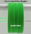 24 pcs/ 2 Dozen velvet glass bangles in 17 colours in Size of 65 mm( Sawa Do / 2.6 ) Standard Size. 