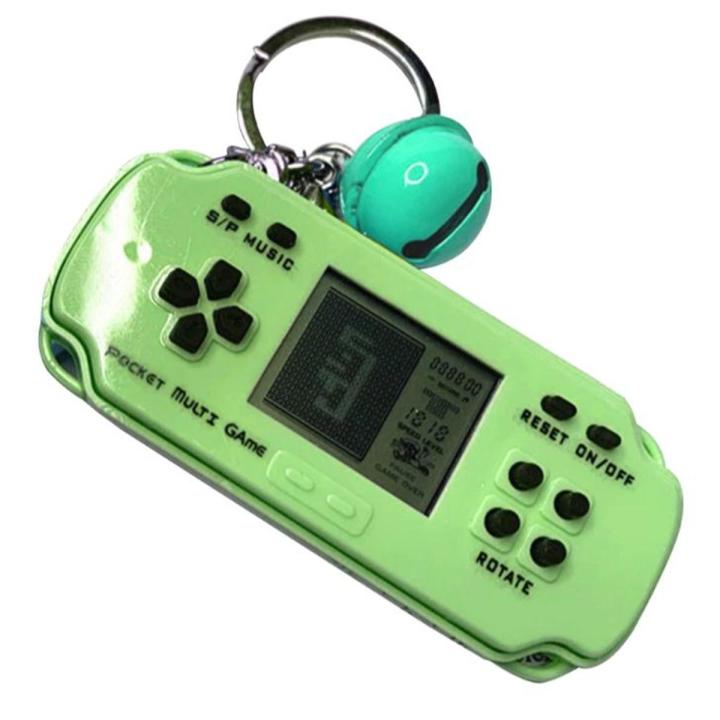 Classic Retro Brick Game Keychain, Built-in 26 Games Video Games Console Keychain Pendant
