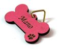 Wooden Bone Shape Is For Dogs & Cats. 
