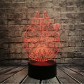 【Amnber Berry Mall】Star Wars UFO BB8 R2D2 3D LED Lamp Cool Boy Bedroom Night Light Trek Decor Bulbing Kids Child Luminaria Gadget. 